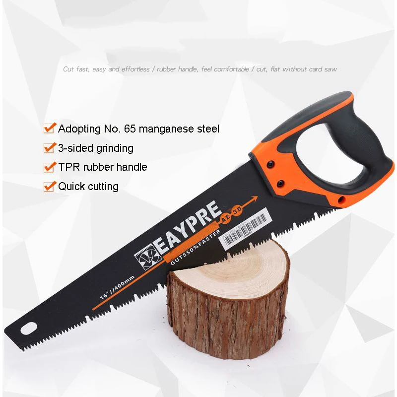 

UNeefull NEW Hand DIY Steel Saw Hand Saw 16''/18''/20" Universal Handsaw DIY Hacksaw For Wood Plastic PVC Woodworking Hand Tools
