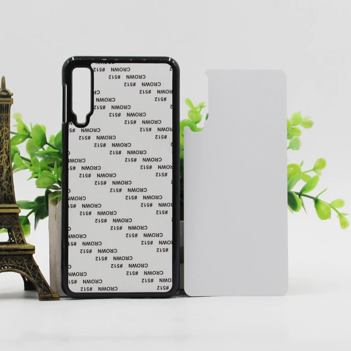 

Wtsfwf DIY 2D Sublimation hard PC Blank Case for Samsung A7 2018 A750 with Aluminum Inserts 10pcs/lot