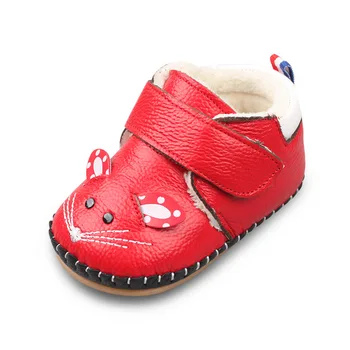 

XQT.GZ Winter Toddler Shoes Baby Girl Shoes Warm Thickening Girl Toddler Shoes Soft Bottom Non-skid Infants Shoes
