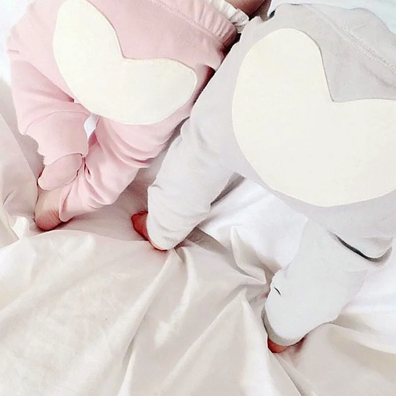 

CN 0-2T baby boy pants Baby girl leggings Cotton Love Gray & pink optional Spring Autumn baby trousers Harem pants Kids clothing