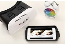 2016 Google Cardboard VR BOX Pro Version VR Virtual Reality 3D Glasses +Smart Bluetooth Wireless Mouse/Remote Control Gamepad