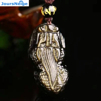 

JoursNeige Natural Golden Obsidian Crystal Stone Pi Xiu Pendant Chain Necklace Lucky For Women Men Popular Jewelry Accessories