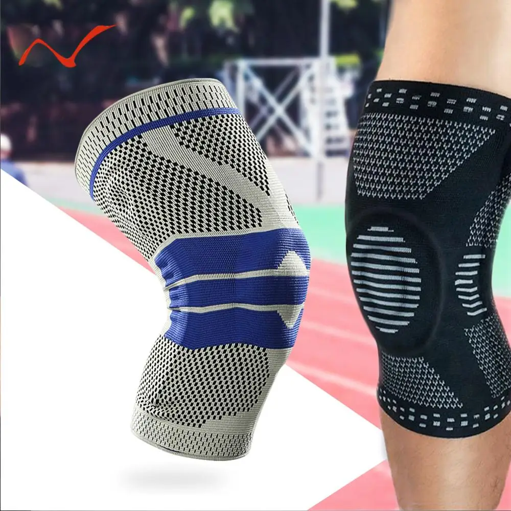 1 шт. спортивные наколенники Фитнес Бег Велоспорт Колено Поддержка Brace нейлон