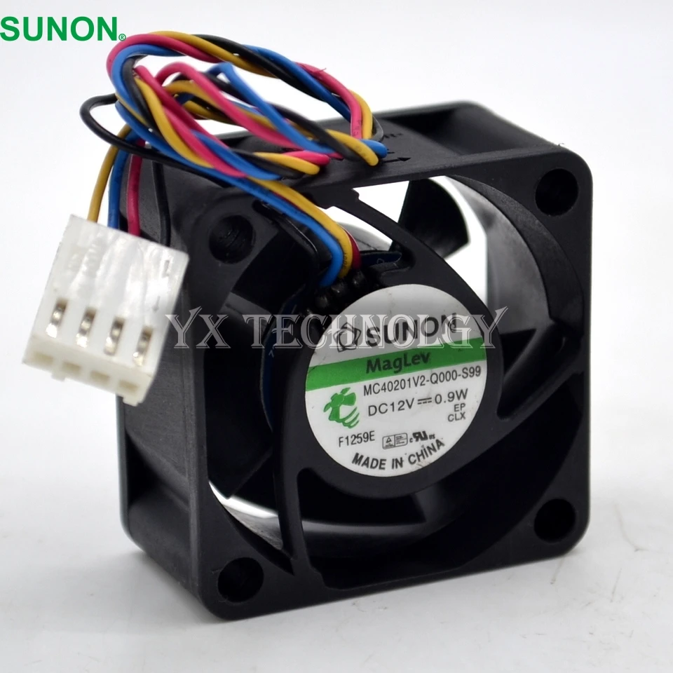 

SUNON New and Original MC40201V2-Q000-S99 4020 12V 0.9W 4 wire PWM fan 40*40*20mm