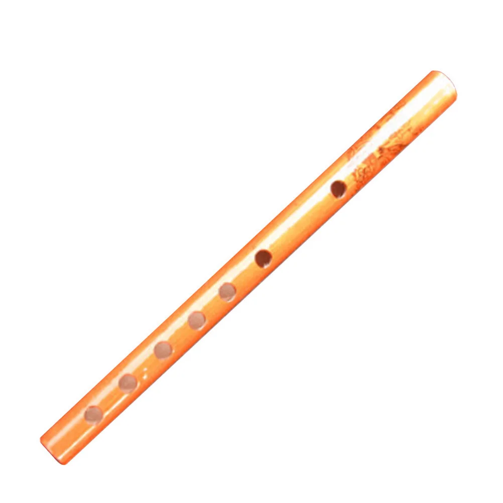 1PC IRIN Chinese Traditional 6 Holes Bamboo Flute Vertical Flute Clarinet Student Musical Instrument Wooden Color For Kids Gift