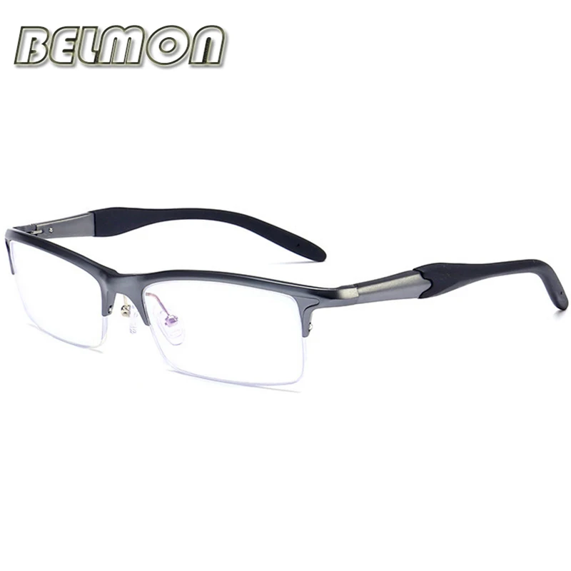 

Spectacle Frame Eyeglasses Men Computer Optical Eye Glasses AL-MG Frame For Male Transparent Clear Lens Armacao de RS086