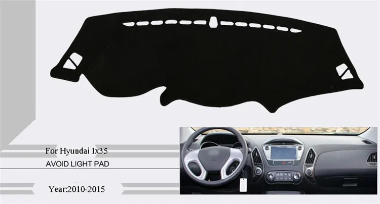 Новый интерьер приборной панели коврик Photophobism защитный для Hyundai Ix35 2010 2015|mat mat|mat