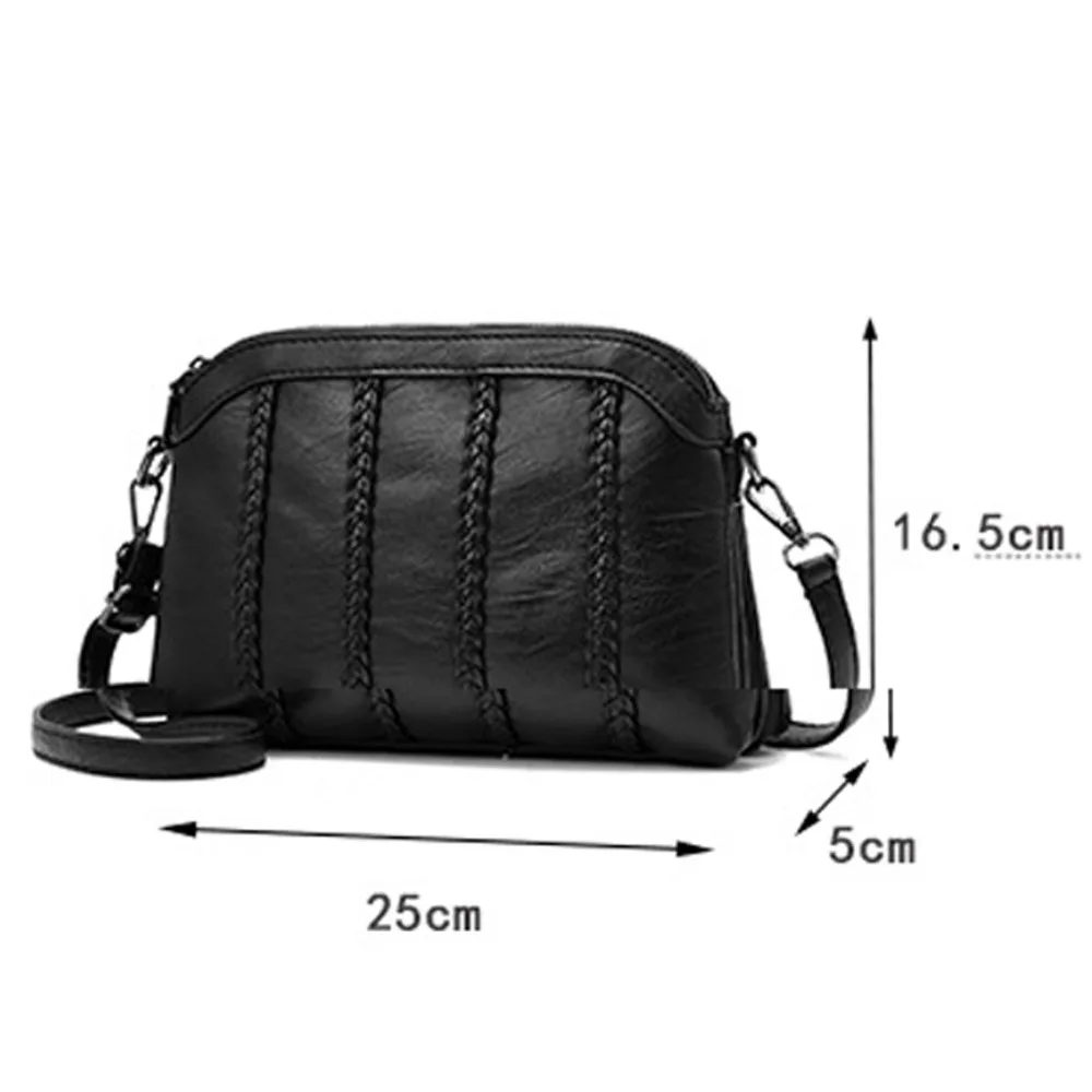 Goedkoop Casual Evelope Ontwerp Kleine Telefoon Tas Vrouwelijke Zacht Leer Vrouwen Crossbody Messenger Bag Single Schouder Crossbody Zwart Handtassen