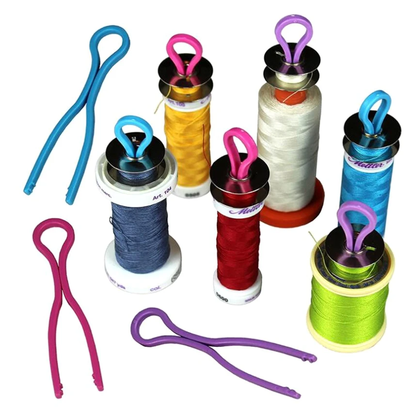

10/20/30pcs Bobbin Keep Bobbin Threads Matched Up with Your Thread Spools Colorful Sewing Machine Bobbin buddiesTool