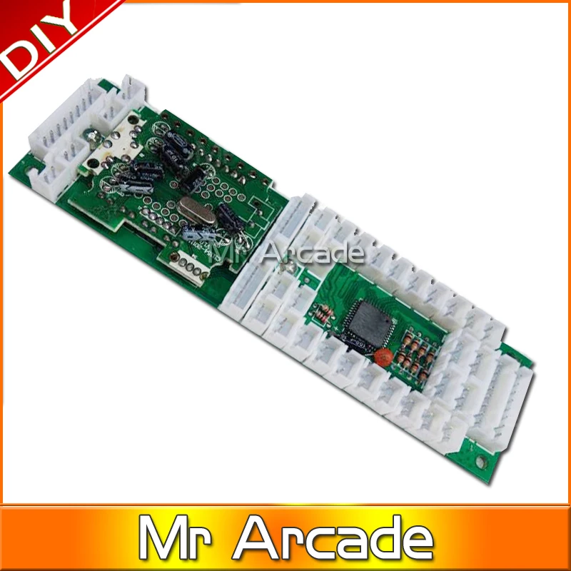 

free shipping 2 in 1 chip computer chip For PS3-XBOX360 arcade joystick combo PCB with all wires