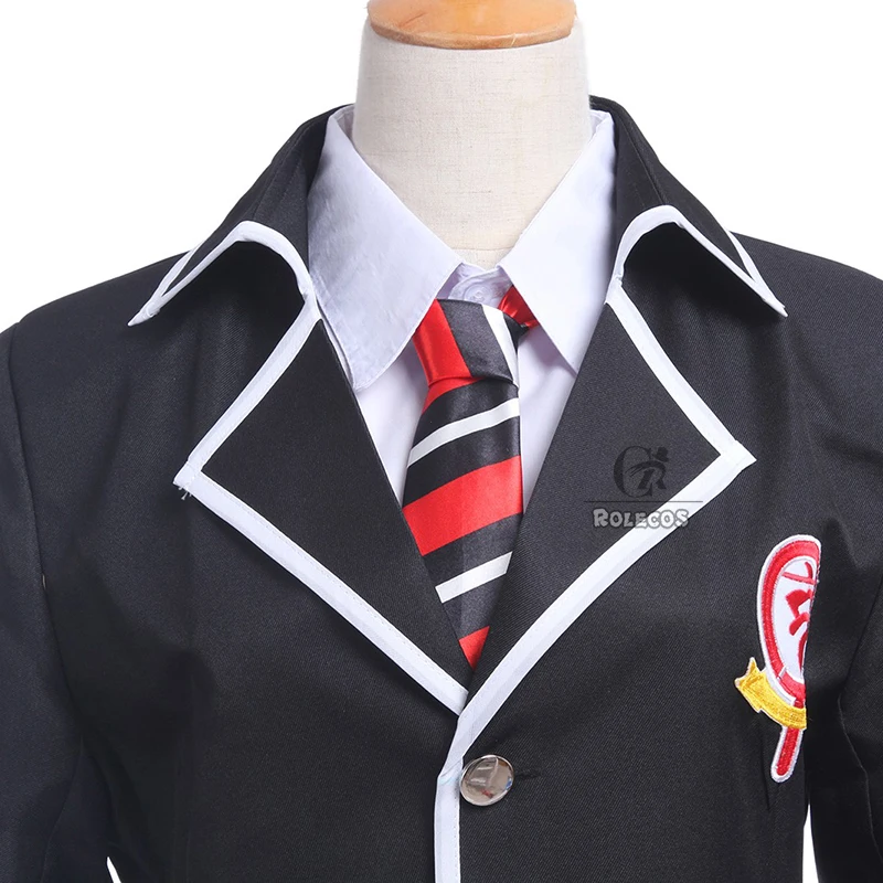 ROLECOS Аниме Синий Exorcist Ao No Exorcist костюмы для косплея Окумура Рин костюмы для косплея школьная форма куртка рубашка брюки
