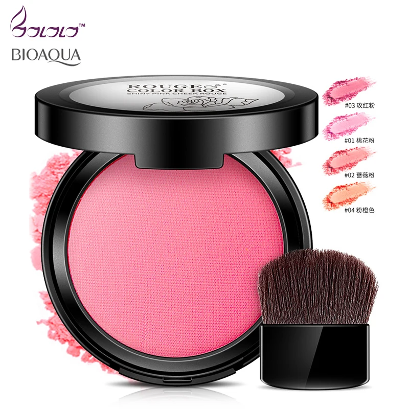 

BIOAQUA cheek blush 4 color different powder pressed foundation face makeup blusher