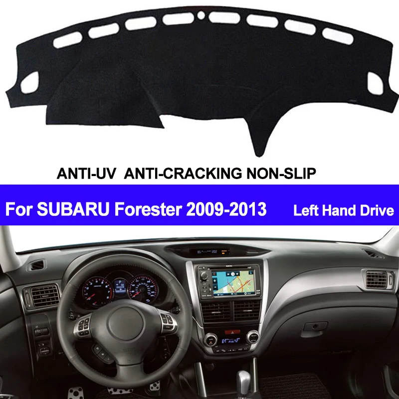 Чехол для приборной панели автомобиля TAIJS Subaru Forester 2009 2010 2011 2012 2013 Dash коврик защиты