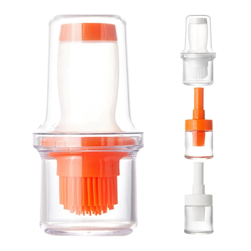 

Poratable Barbecue Brush Silica Gel Oil Brush High Temperature Resistance Kitchen Barbecue Supplies