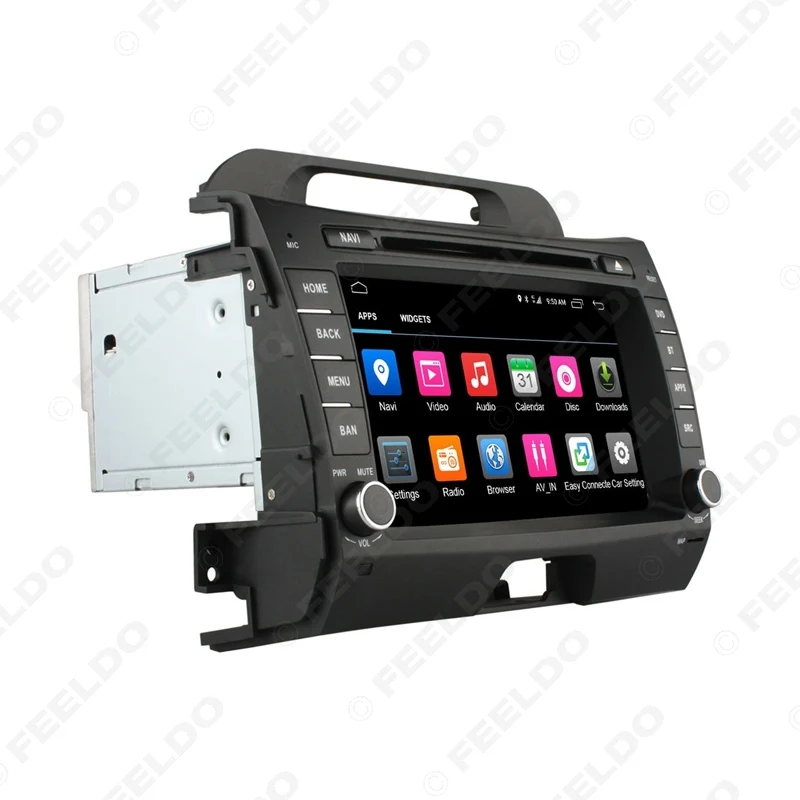 Clearance FEELDO 8" Android 6.0 (64bit) DDR3 2G/16G/4G LTE Quad Core Car DVD GPS Radio Head Unit For Kia Sportage/Sportage R(2010~2015) 19