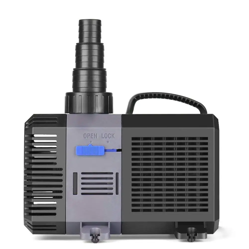

NCFAQUA Amphibious ECO Pond Pump Submersible Aquarium Water Pump for Fish Tank Water Feature Garden Pond Frequency Pump 12000L/h