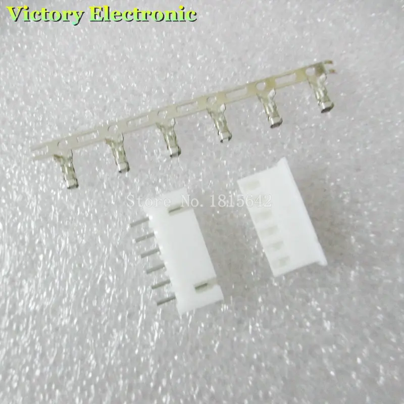

20PCS/LOT XH2.54 Kits 2.54mm Pin Header + 6P + Housing XH2.54-6P Socket