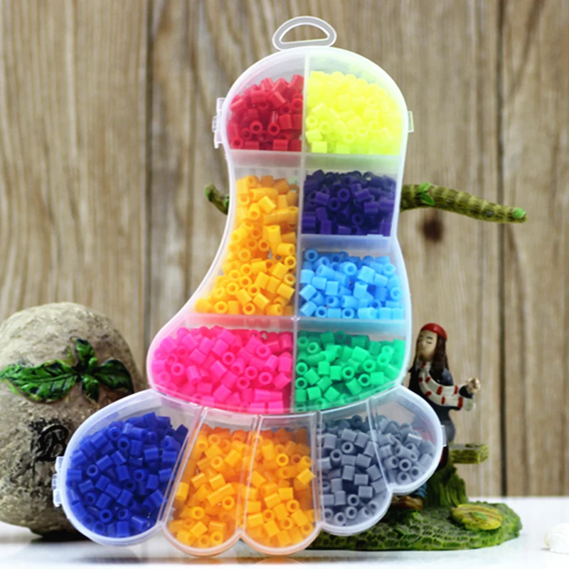 

5mm14 Color Cartoon Foot Shaped Boxed Child Early Learning Parenting DIY Assembled Puzzle Toys Crafts