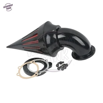 

Black Motorcycle Spike Air Cleaner Intake Filter case for Harley CV Carburetor Sportster