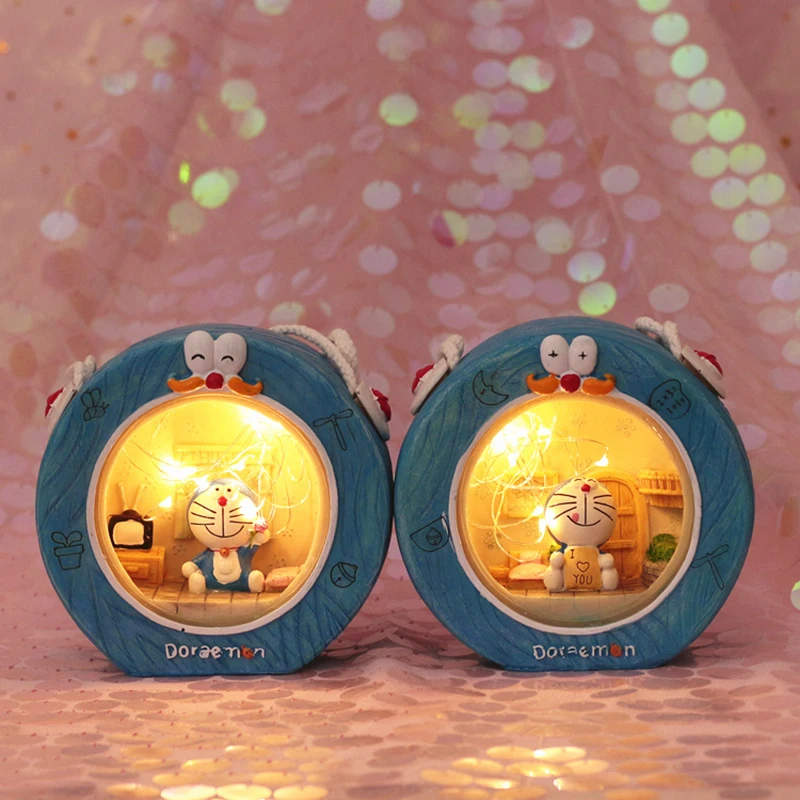 

Ins Cute Mini Jingle Cat Starry Light Baby Bedroom Bedside Night Light Blue Cat Lamps Toy Birthday Christmas Gift for Children