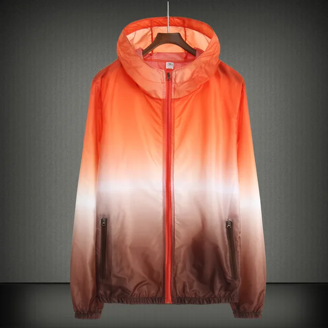 2018 Summer Quick Dry Men Windbreaker Skin Jacket Coat Sunscreen