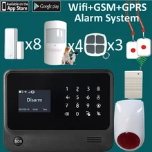 Wi-Fi безопасность и умный дом и пожилых родителей SOS уход сигнализация три в одном система Wifi push APP отчет сигнализация GSM сигнализация вызова