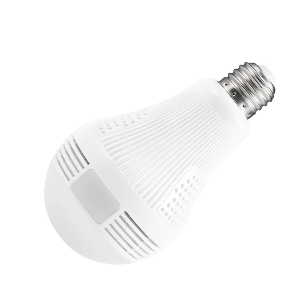SSICON 2MP Light Bulb WIFI Camera 360 Degree Smart Home Security Fisheye 3D VR Wireless IP Camera Icsee APP