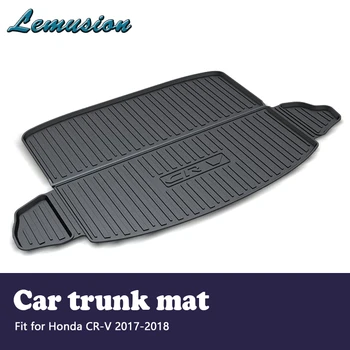 

1Set Car Cargo rear trunk mat For Honda CR-V CRV 2017 2018 Styling Boot Liner Tray Waterproof carpet Anti-slip mat Accessories