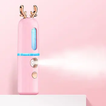 

Nano Hydrating Instrument Spraying Machine Negative Ion Nano Steaming Face Moisturizing Cute Fawn Bunny