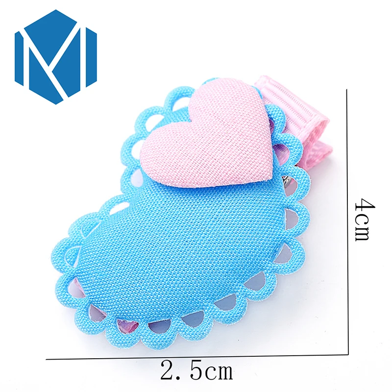 M MISM 1 пара милые хлопковые детские шпильки для волос Kawaii Твердые кружевные