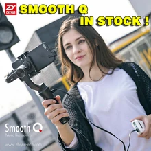 Zhiyun гладкой Q 3 оси Ручные стабилизаторы стабилизатор для смартфонов экшн-камера телефона Портативный SJCAM Cam PK Feiyu Джи Осмо