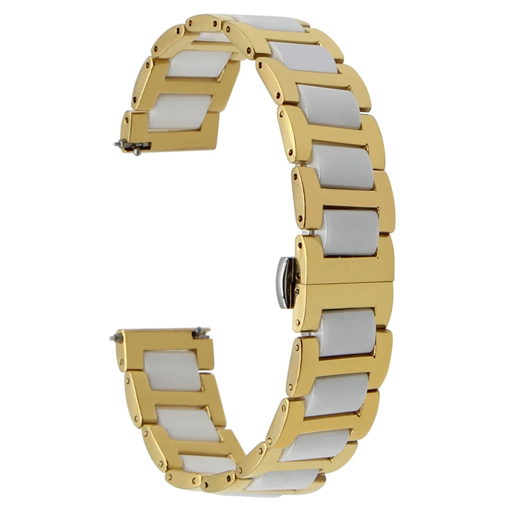Ремешок из керамики и нержавеющей стали для часов Tissot 1853 T035 PRC 200 T055 T097