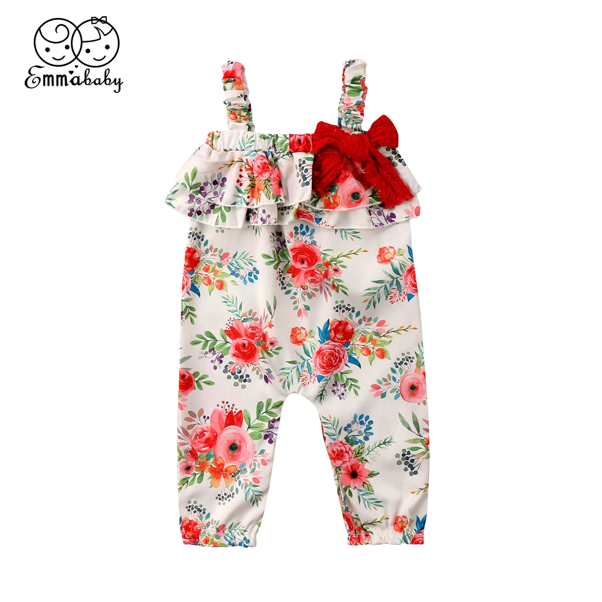 Emmababy 2020 Детский комбинезон для маленьких девочек цельнокроеный костюм с