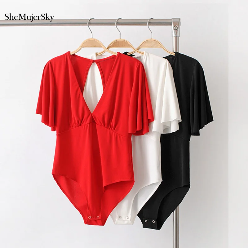 SheMujerSky Women Bodysuits Sexy Backless Jumpsuits Summer 2018 Rompers Womens Jumpsuit Body One Piece Bodysuit SheMujerSky Women Bodysuits Sexy Backless Jumpsuits Summer 2018 Rompers Womens Jumpsuit Body One Piece Bodysuit