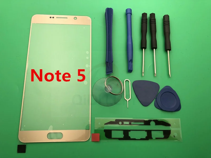 

AAA+ quality Replacement External Glass for Samsung Galaxy Note 5 N920 N920F LCD Display Touch Screen Front Glass External Lens