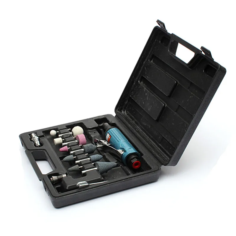 

14 Pieces Air Compressor Die Grinder Grinding Polish Stone Kit 1/4 Air Grinder Mill Engraving Tools Kits Pneumatic Tools