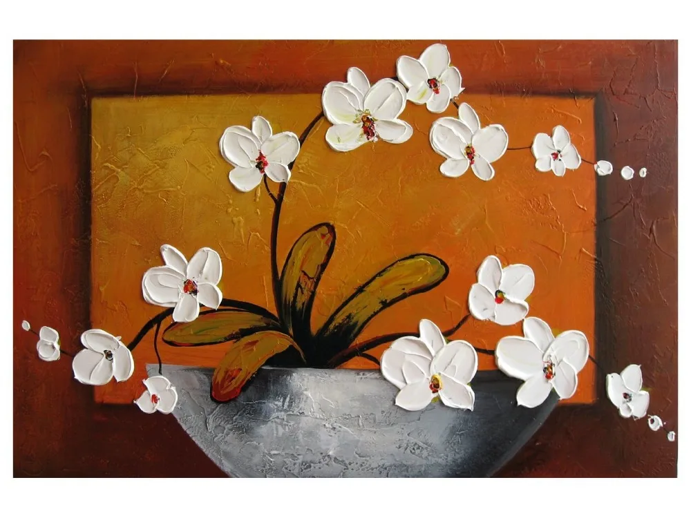 Pure hand painted oil painting decorative painting frame painting