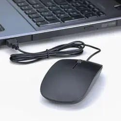 Мышь ультра тонкий Проводная игровая мышь USB Gamer мыши Компьютерные для игровой компьютер PC 3 пуговицы 1200 точек на дюйм оптический 3D ролик