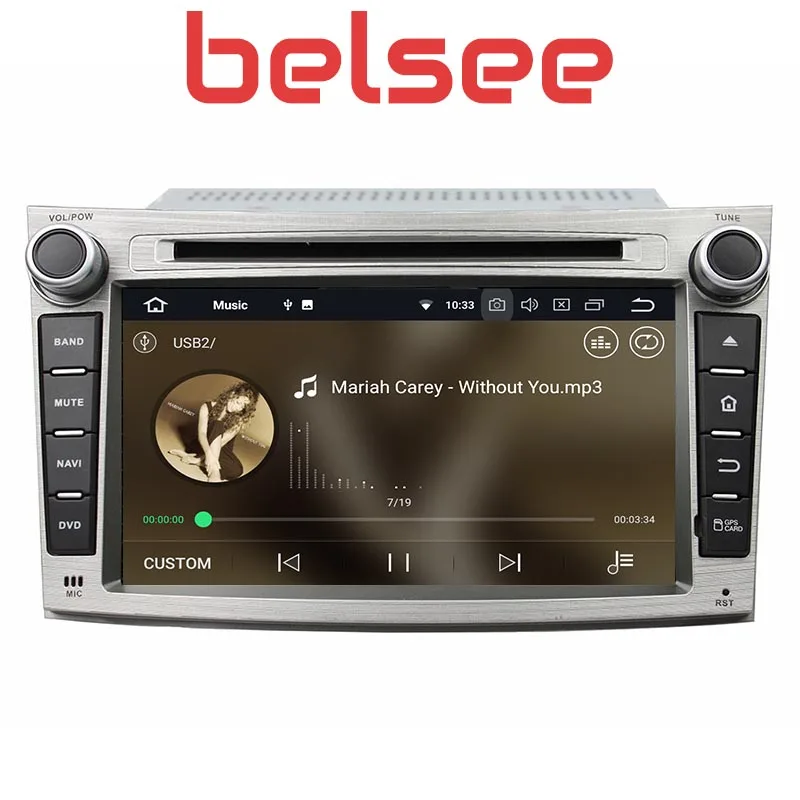 Clearance Belsee for Subaru Legacy Outback 2009-2014 2 Din Android 9.0 Car Radio Octa Core Bluetooth Stereo GPS Unit Autoradio DVD Player 3