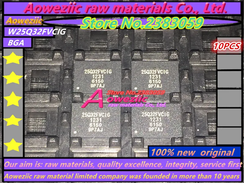 

100% Новый оригинальный W25Q32FVCIG BGA 25Q32FVCIG