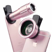 Универсальный 0.45X HD широкоугольный макрообъектив 12x телеобъектив для iPhone 6 6 S 7 Plus 5 5S 5C SE 4 4s Xiaomi Мобильный телефон