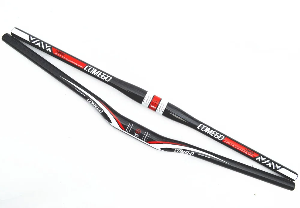 comego full carbon one shaped handlebar flat bicycle bar Ultralight