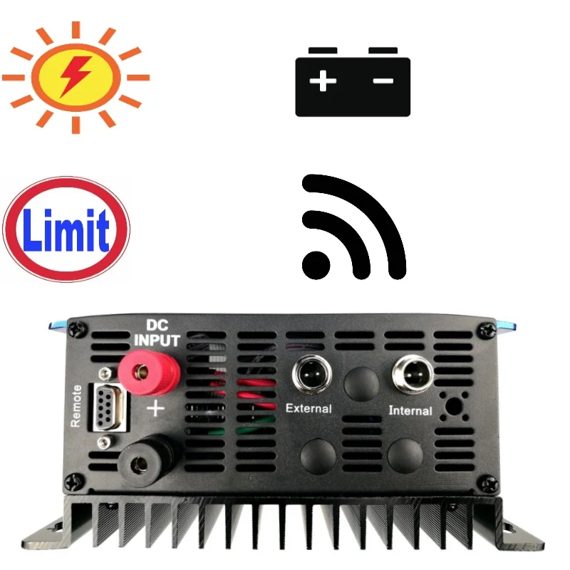 - 2000W Grid Tie Solar Inverter with Limiter for solar panels battery home PV on grid connected 2KW