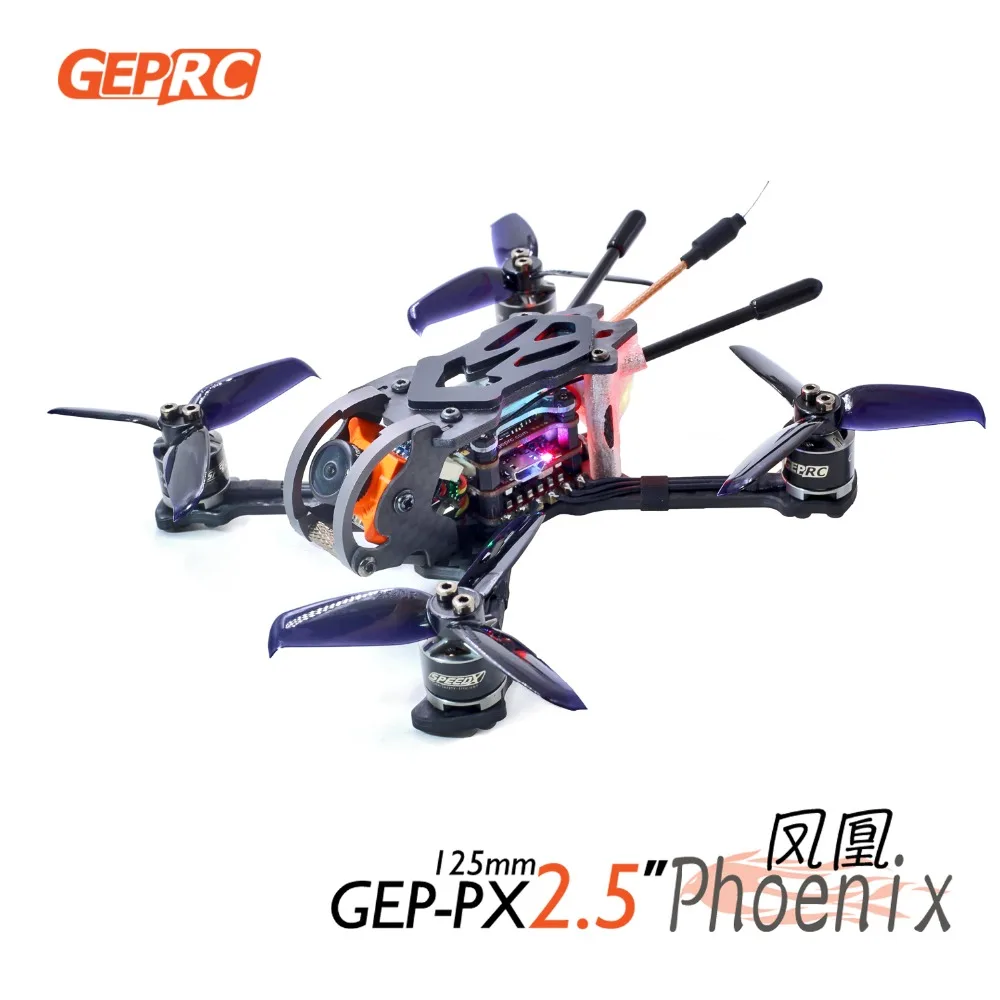 

GEPRC GEP-PX2.5 Phoenix 600TVL Drone with Camera 125mm FPV RC Racing Dron RC Quadcopter w/ Frsky Receiver BNF