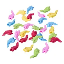 30 шт силиконовый карандаш ручки эргономичные напальчники для письма, Правая Рука ручка хват тренировочный держатель для детей «Человек-паук», для студентов и взрослых