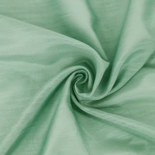 Элегантная однотонная хлопковая шелковая ткань, мягкая подкладка для платья, зеленый цвет, 100 см* 140 см