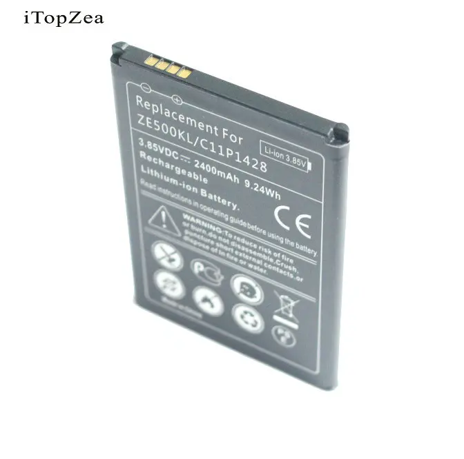 ITopZea Новый 1 шт. 2400mAh / 9.24Wh C11P1428 Сменный аккумулятор для Asus Zenfone 2 Zenfone2 Laser ZE500KG