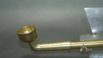 

CHINESE FOLK Old copper smoking pipe in China 02