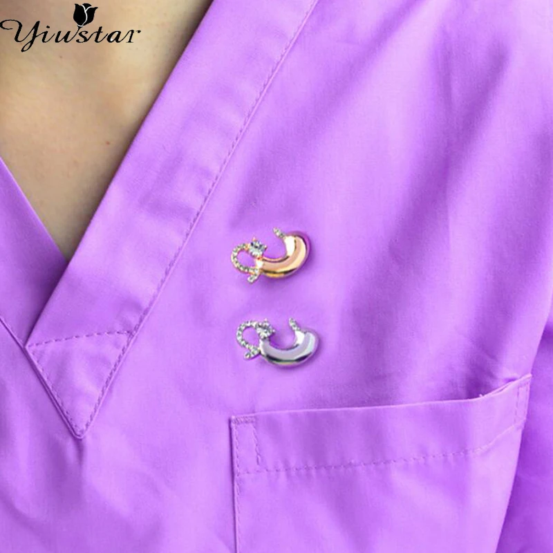 

Yiustar The New Women Accessories Human Stomach Brooch Pins Rhinestone Women Pin Badge Gift for Nurse Doctors Accessories