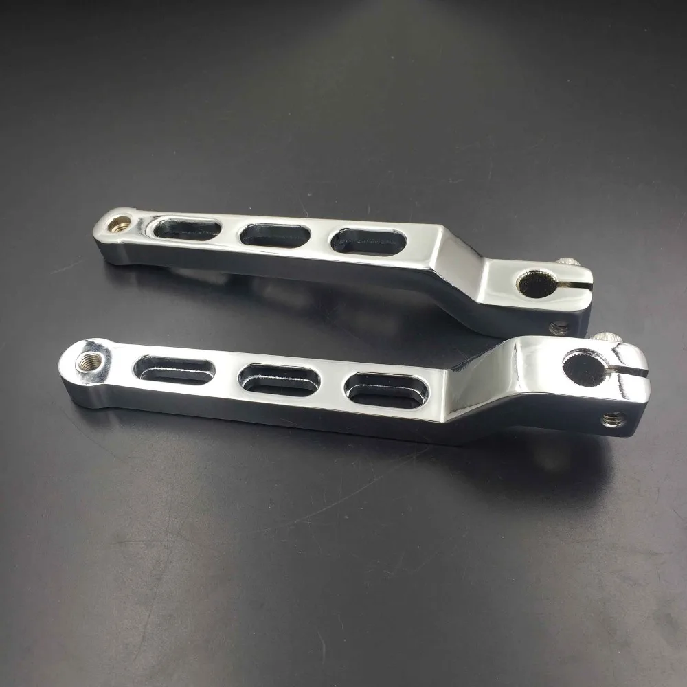 

Aftermarket free shipping Motorcycle Aluminum Heel/Toe Shift Levers For Harley Davidson Heritage Softail FLST 1986-later CHROMED
